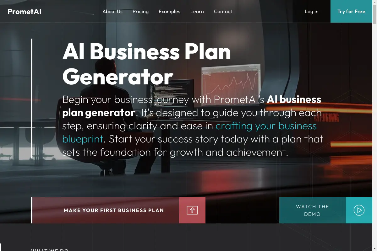 PrometAI Business Plan Generator